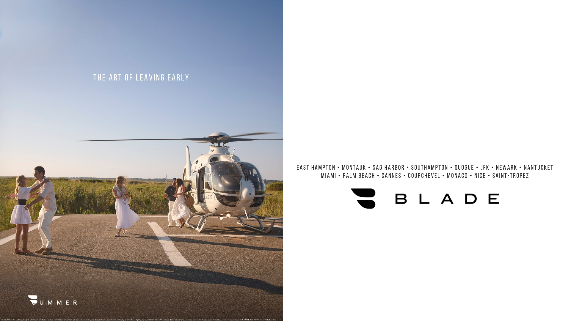 BLADE - The Art of Leaving Early.